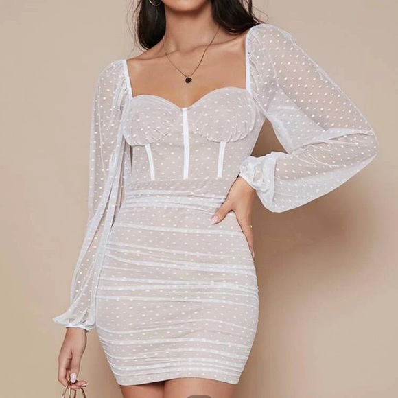 SHEIN Dresses & Skirts - White dress- NEVER WORN
